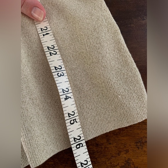 NWT Whisper Knit gold metallic sweater, size XL - Picture 7 of 9